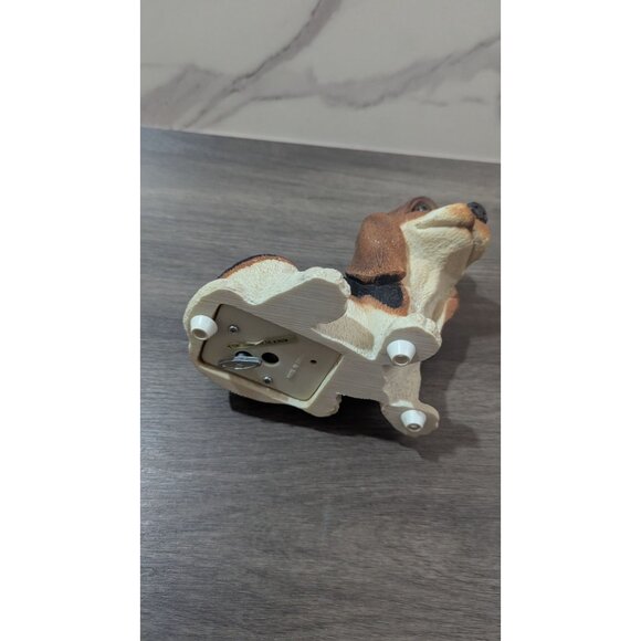 Adorable Beagle Puppy Dog Music Box "How Much Is That Doggie" China 8" Resin Dec - Picture 8 of 8